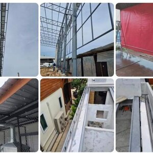 รับทำรางน้ำสแตนเลส โทร 095-5375654 รางน้ำฝน สังกะสี สแตนเลส ไวนิล เครื่องดูดควัน ปล่องระบายควัน