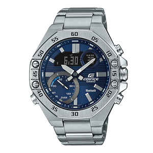 CASIO EDIFICE นาฬิกาข้อมือ นาฬิกากันน้ำ นาฬิกาของแท้ ประกันศูนย์ CMG 1 ปี รุ่น ECB-10D-2A