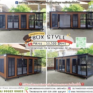 🏡บ้านหมา มุ้งลวด แบ่งโซน 𝐨𝐮𝐭𝐝𝐨𝐨𝐫 แบบบ้าน 𝐁𝐨𝐱 𝐒𝐭𝐲𝐥𝐞 🦮🐾