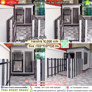 🏡บ้านหมา บ้านแมว แบบบ้านพัดลม แบบบ้าน 𝐁𝐨𝐱 𝐒𝐭𝐲𝐥𝐞🐶🐱