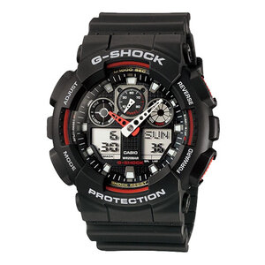 CASIO G-SHOCK นาฬิกาข้อมือ นาฬิกากันน้ำ นาฬิกาของแท้ ประกันศูนย์ CMG 1 ปี รุ่น GA-100-1A4