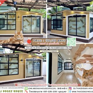 🏡🐈บ้านแมว รองรับการติดแอร์ 𝑵𝒐𝒓𝒅𝒊𝒄 𝑺𝒕𝒚𝒍𝒆 🐾