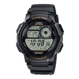 CASIO นาฬิกาข้อมือ นาฬิกากันน้ำ นาฬิกาของแท้ ประกันศูนย์ CMG 1 ปี รุ่น AE-1000W-1A
