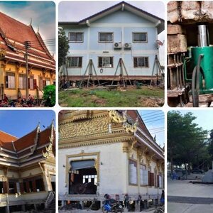 รับเคลื่อนย้ายอาคารโรงเรียน โทร 090-9218474 รับดีดบ้าน เลื่อนบ้าน หมุนบ้าน ดีดบ้าน ศาลา โรงเรียน อาคาร ทุกประเภท