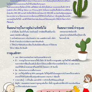 กระบองเพชรต้องรดน้ำไหม กระบองเพชรแต่ละสายพันธุ์มีความต้องการน้ำที่มากน้อยไม่เท่ากันในที่นี้แนะนำใช้กับโอพันเทียและไม้ลำ