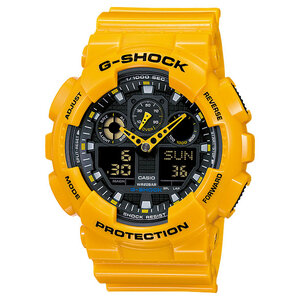 CASIO G-SHOCK นาฬิกาข้อมือ นาฬิกากันน้ำ นาฬิกาของแท้ ประกันศูนย์ CMG 1 ปี รุ่น GA-100A-9A