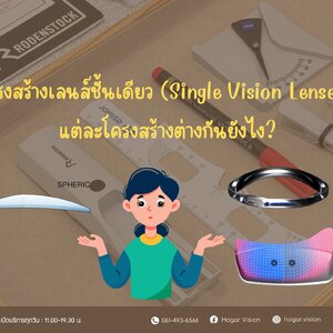 โครงสร้างเลนส์ชั้นเดียว (Single Vision Lenses) แต่ละโครงสร้างต่างกันยังไง?