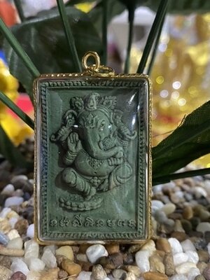 จี้พระพิฆเนส เลี่ยมทองไมครอน พร้อมส่ง