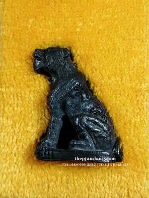 พญาเสือโคร่ง มหาอำนาจ รุ่นเสาร์ 5 หลวงพ่อเปิ่น ฐิตคุโณ วัดบางพระ นครปฐม เนื้อนวะ ปี 2536