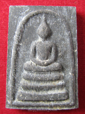 พระสมเด็จดำ(9) พ่อท่านฉิ้น โชติโก วัดเมืองยะลา รุ่นเสาร์ 5 เนื้อว่าน ปี 2543