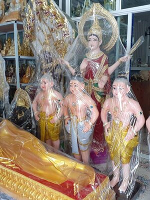 พระนอน พระประจำวัน ขนาดเท่าองค์จริง