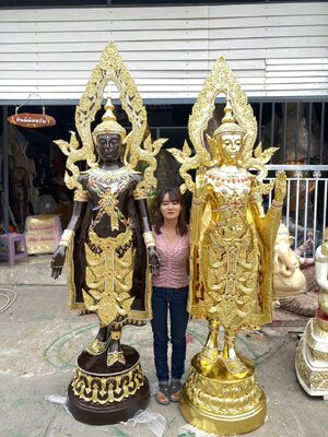 พระปางห้ามสมุทร พระปางเปิดโลก สูง2.70เมตร