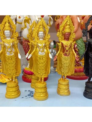 พระปางเปิดโลก สูง 15 นิ้ว เนื้อเรซิ่น