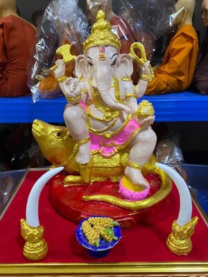 พระพิฆเนศ ทรงหนู สุง 11 นิ้ว