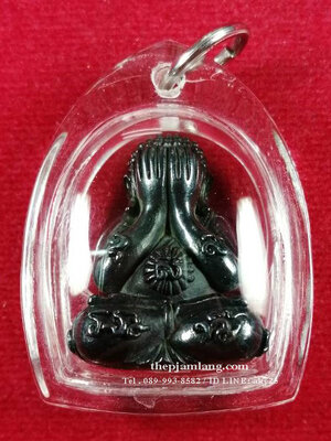 พระปิดตา(1) มหาลาภดวงเศรษฐี รุ่นแรก หลวงปู่สอ วัดโพธิ์ศรี นครพนม เนื้อเมฆพัตร ปี 2561