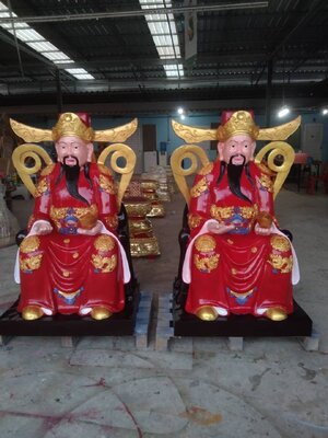 ไฉ่ซิงเอี้ย เทพเจ้าเงินตรา หน้าตัก 30 นิ้ว องค์ใหญ่มาก