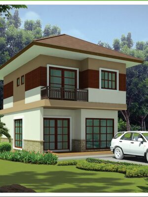 แบบบ้านสองชั้น ทับทิม