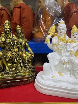 ครอบครัวพระพิฆเนศ พระศิวะ พระเเม่อุมา สูง8นิ้ว