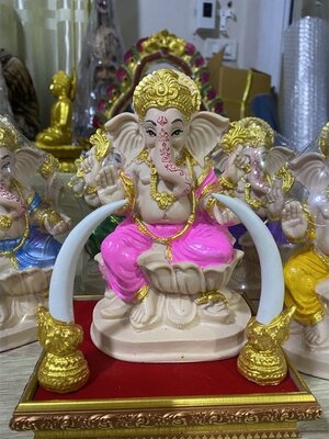 พระพิฆเนศ ปางประทานทรัพย์ เศรษฐี สูง7นิ้วครึ่ง