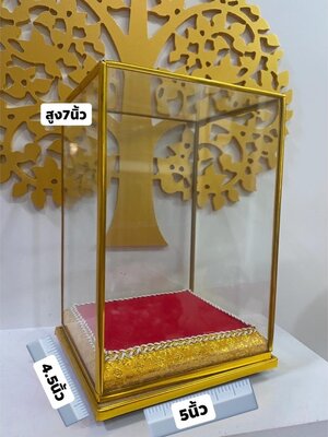 ตู้ครอบพระ ตู้กระจก สูง7นิ้ว 5*4*7
