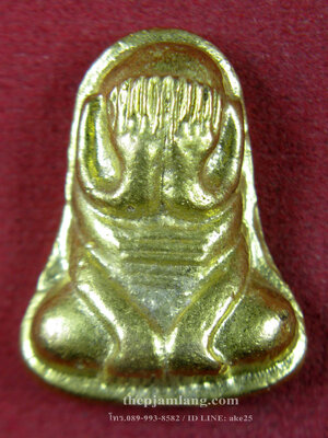 พระปิดตารุ่นแรก (2) หลังรางปืน หลวงพ่อเมียน กัลยาโณ วัดบ้านจะเนียง บุรีรัมย์ ปี 2554