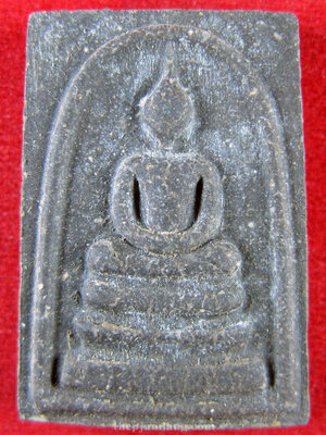 พระสมเด็จดำ(2) พ่อท่านฉิ้น โชติโก วัดเมืองยะลา รุ่นเสาร์ 5 เนื้อว่าน ปี 2543