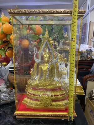 ตู้ครอบพระ ตู้กระจก ตู้ใส่พระ กว้าง 9นิ้ว สูง15นิ้วครึ่ง