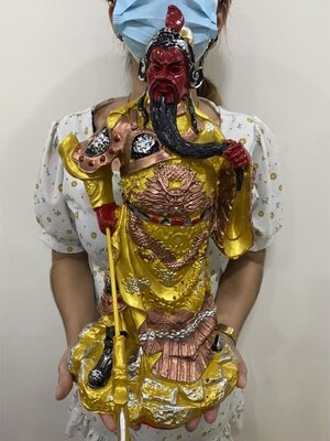 กวนอู เทพเจ้ากวนอู องค์ใหญ่ สูง18 นิ้ว กว้าง9นิ้ว