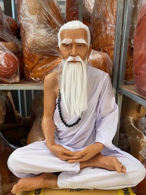 พ่อปู่ฤาษีชีวก ฤาษีชีวก ชีวก องค์ใหญ่หน้าตัก18นิ้ว เนื้อเรซิ่น