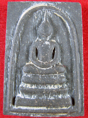 พระสมเด็จดำ(3) พ่อท่านฉิ้น โชติโก วัดเมืองยะลา รุ่นเสาร์ 5 เนื้อว่าน ปี 2543