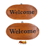 ป้าย WELCOME ( ไม้สัก )