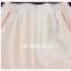 ชุดผ้าไหมผสมฝ้าย เสื้อและกระโปรงยาว สีเหลืองไข่ไก่ รอบอก 42 นิ้ว