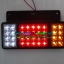 ไฟท้ายNPR6ล้อ หน้าหมากรุก LED 3ตอน 24v บอดี้พลาสติก ขายเป็นคู่