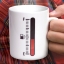 แก้วกาแฟวัดอุณหภูมิได้ Tank up Coffee Mug,แก้วเปลี่ยนสี