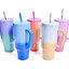 แก้วน้ำสแตนเลส,แก้วสแตนเลสพร้อมหลอด,1180ml