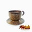 ชุดแก้วกาแฟไม้ตาล