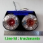ไฟสต๊อปแลมป์ ไฟราวข้าง LED 24v แป้นดำ ฝาใส (สินค้าไทย)