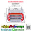 ไฟราวข้าง+ไฟส่องพื้น Hawaii LED 24v สีแดง