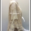 เสื้อลูกไม้ใยบวบ สีเหลืองอ่อน แขนบาน รอบอก 38-40 นิ้ว