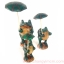 กบกางร่ม (Wooden Frog under the umbrella)