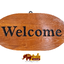 ป้าย WELCOME ( ไม้สัก )