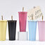 แก้วสแตนเลส,แก้วน้ำสแตนเลสพร้อมหลอด,500ml,700ml