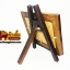 กรอบรูปไม้สัก เล็ก ( มีขาตั้ง )
