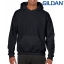 เสื้อฮู้ด Hoodie กันหนาว Gildan แบบสวมหัว สีดำ รุ่น US Size ใหญ่กว่าปกติ