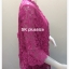 เสื้อลูกไม้ คอวีตั้ง สีบานเย็น รอบอก 38 นิ้ว