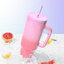 แก้วน้ำสแตนเลส,แก้วสแตนเลสพร้อมหลอด,1180ml