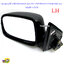 กระจกมองข้าง ISUZU D-MAX 2003 / CHEVROLET COLORADO ปี2004-2011 (ฝาครอบถอดไม่ได้) ปรับมือ สีดำ