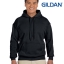 เสื้อฮู้ด Hoodie กันหนาว Gildan แบบสวมหัว สีดำ รุ่น US Size ใหญ่กว่าปกติ