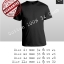 เสื้อเปล่า คอกลมสีดำ แขนสั้น Cotton 100% 32 Semi - Comb เกรดยอดนิยม