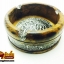 ที่เขี่ยบุหรี่ 5 " ( สีน้ำตาลลายน้ำ )